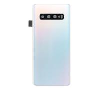 Clappio, Vetro posteriore di ricambio per Galaxy S10 compatibile, Bianco