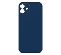 Clappio, Vetro posteriore di ricambio per iPhone 12 compatibile, Blu notte