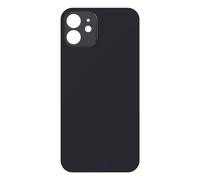 Clappio, Vetro posteriore di ricambio per iPhone 12 compatibile, Nero