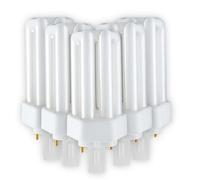 CLAR - Lampadina PLC Gemini T 13W Luce Naturale 4000K G24d-1, 2 Pin, Non Regolabile (Pack 5)