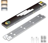 CLAR - Luce LED Sottopensile con Sensore di Movimento, Senza Fili e Ricaricabile, Luce Magnetica per Cucina e Armadio, 80 cm (Pack 2)