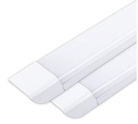 CLAR - Neon LED 120 cm, Plafoniera LED Garage 120 cm, 60W 6500K Luce Fredda (Pack 2)