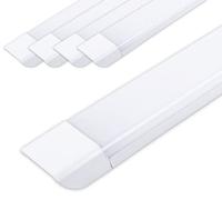 CLAR - Neon LED 120 cm, Plafoniera LED Garage 120 cm, 60W 6500K Luce Fredda (Pack 5)