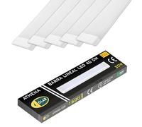 CLAR - Neon LED 40 cm, Plafoniera LED a Soffitto, Garage, 4000K (20W Pack 5)