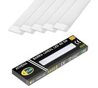 CLAR - Neon LED 60 cm, Plafoniera LED a Soffitto, Garage, 4000K (40W Pack 5)