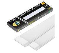 CLAR - Neon LED 90 cm, Plafoniera LED a Soffitto, Garage, 4000K (60W Pack 2)