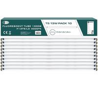 CLAR Tube Fluorescent T5 13W, Tube Néon, Lampade Fluorescenti, Lampadine, 4000K, 51,6 x 1,6 cm (13 Watts T5, Pack 10)