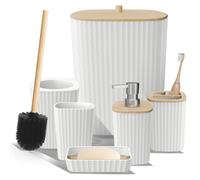 Clara Clark Completo Accessori Bagno Set Con Bagno Tappeti & Doccia Caddies