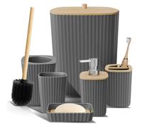 Clara Clark Completo Accessori Bagno Set Con Bagno Tappeti & Doccia Caddies
