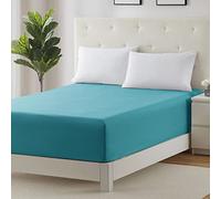 Clara Clark Lenzuolo con angoli morbido di lusso, in microfibra, color foglia di tè, per letto king size extra profondo