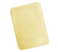 Clara Clark - Tappeto da bagno ultra morbido antiscivolo e assorbente, Giallo chiaro., small