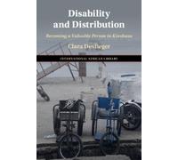 Clara Devlieger Disability and Distribution (Tascabile)