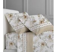 CLARA HOME Completo Lenzuola Letto 1 Piazza e Mezza, Completo con Federe per Guanciali, Ideale per tutte le Stagioni, Made in Italy (Alice Tortora, 1 Piazza e Mezza)
