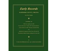 Clara McCormack Sage L Early Records, Hampshire County, Virginia, No (Tascabile)