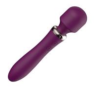 CLARA MORGANE - Wand | Massaggiatore elettrico vibrante | Wireless | 10 modalità di vibrazione | Impermeabile | Silenzioso | Ricaricabile | Rilassamento muscolare | Massaggio collo, spalla, schiena |
