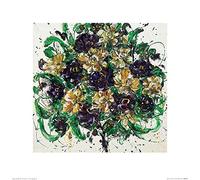 Clare Sykes Open Your Heart Stampe artistiche, Multicolore, 40 x 40 cm