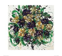 Clare Sykes Open Your Heart Stampe artistiche, Multicolore, 60 x 60 cm