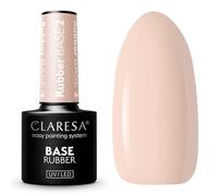 Claresa Base Rubber 2 5ml automodellante con fibre di vetro da utilizzare sia per coperture oppure per allungamenti massimo di 1 cm