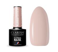 Claresa Base Rubber 7 5ml automodellante con fibre di vetro da utilizzare sia per coperture oppure per allungamenti massimo di 1 cm