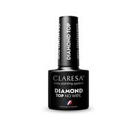 Claresa UV/LED Top Diamond No Wipe smalto gel top coat protezione e brillantezza senza residui 5 g