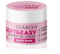 Claresa Set Soft Easy UV LED Gel Costruzione 90g Baby Pink Rosa Unghie Manicure