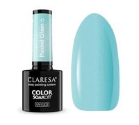 Claresa Smalto ibrido per unghie Pastel Glam 06, blu con polline, 5 g