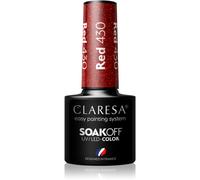 Claresa SoakOff UV/LED Color Rainbow Explosion gel smalto colore Red 430 5 g