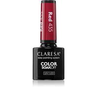 Claresa SoakOff UV/LED Color Warm Feelings gel smalto colore Red 435 5 g