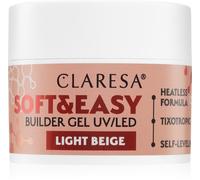 Claresa Soft & Easy Builder Gel Light Beige 12 g - Gel Costruttore Unghie