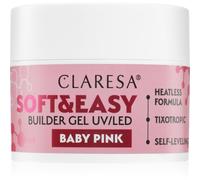 Claresa Soft&Easy Builder Gel Strato di base in gel per le unghie colore Baby Pink 45 g