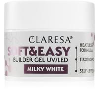 Claresa Soft&Easy Milky White 12 g - Gel Costruttore Base Unghie