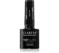 Claresa UV/LED Top Glass No Wipe smalto gel top coat protezione e brillantezza senza residui 5 g