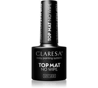 Claresa UV/LED Top Mat No Wipe smalto gel top coat effetto mat 5 g