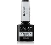 Claresa UV/LED Top Milky No Wipe gel smalto coprente 5 g