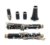 CLARINET 17/18 Keys BB Natural Hard Gomma/Bakelite Addominali Clarinetto Per Materiali Del Corpo Del Tubo Clarinetti (Color : Rubber 18keys)