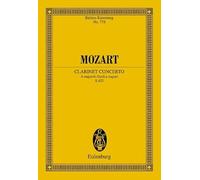 Clarinet Concerto K.622 a Major: KV 622. clarinet and orchestra. Partition d'étude.