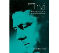 Clarinet Concerto: op. 31. clarinet and string orchestra. Réduction pour piano avec partie soliste.