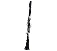 Clarinet Per Principianti Clarinetto Professionale In Ebano Tono Sib 17/18 Tasti In Grenadilla Placcato Argento In Legno Massello Sib Klarnet(17 Keys)