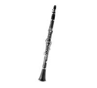 Clarinet Per Principianti Clarinetto Sib 17 Tasti Materiale ABS Particolarmente Adatto Ai Principianti Con L'uso Di Strumenti E 2 Barili Sostituibili(Black)