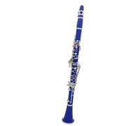 Clarinet Per Principianti Clarinetto Sib Clarinetto Professionale Per Esibizioni In Concerto Clarinetto A 17 Tasti Con Kit Per Clarinetto Ance Accessori(Blue B)