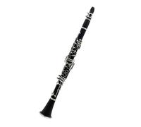 Clarinet Per Principianti Clarinetto Sib Colorato 17 Tasti 6 Anelli Clarinetto Con Ance Per Clarinetto Parti Pratica Di Gioco Per Principianti(Black)