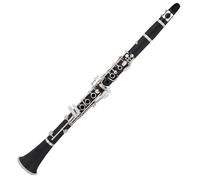 Clarinet Per Principianti Clarinetto Sib Per Principianti Clarinetto Si Bemolle Clarinetto 17 Tasti Con Custodia Supporto Cinghia 2 Barili(Black)