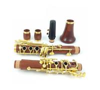 Clarinet Per Principianti Clarinetto Sib Tone Legno Ebano Placcato Argento 18 Chiavi Placcate Argento Grenadilla Sib(B)