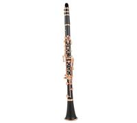 Clarinet Per Principianti Tune Clarinetto Sib Laccato Oro Rosa 17 Chiavi Nero Clarinetto