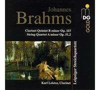 Clarinet Quintet Op 115 / String Quartet Op 51 2 by KARL / LEIPZIG STRING QUARTET LEISTER (1997-01-21)