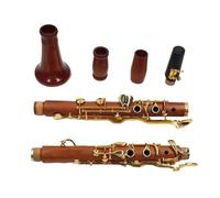 Clarinetti con un suono pulito Clarinetto in Sol con chiavi placcate in oro in palissandro