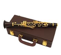 Clarinetti Eb 18 Tasti Clarinetto Ebano Clarinetto In Legno Placcato Oro Placcato Oro E FFAT Sweet Tone Clarinetto Intermedio