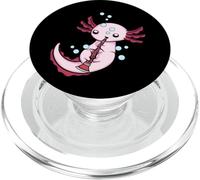 Clarinettista Axolotl Amante Bambini Big Band Musica Clarinetto PopSockets PopGrip per MagSafe