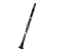 Clarinetto A 17 Tasti Con Accordatura BB Clarinetto A Tubo A Doppia Regolazione In Legno Sintetico Ebano Bachelite Strumento A Fiato Nero Adulto Test Di Livello Principiante Strumenti a fiato ( Color