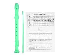 Clarinetto a 8 Fori, Registratore Multifunzionale in ABS a 8 Fori, Suono Piacevole e Robusto per Lezioni di Musica per Bambini (GREEN)